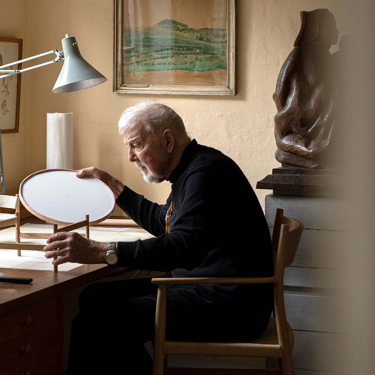91-year-old designer Hans Bølling