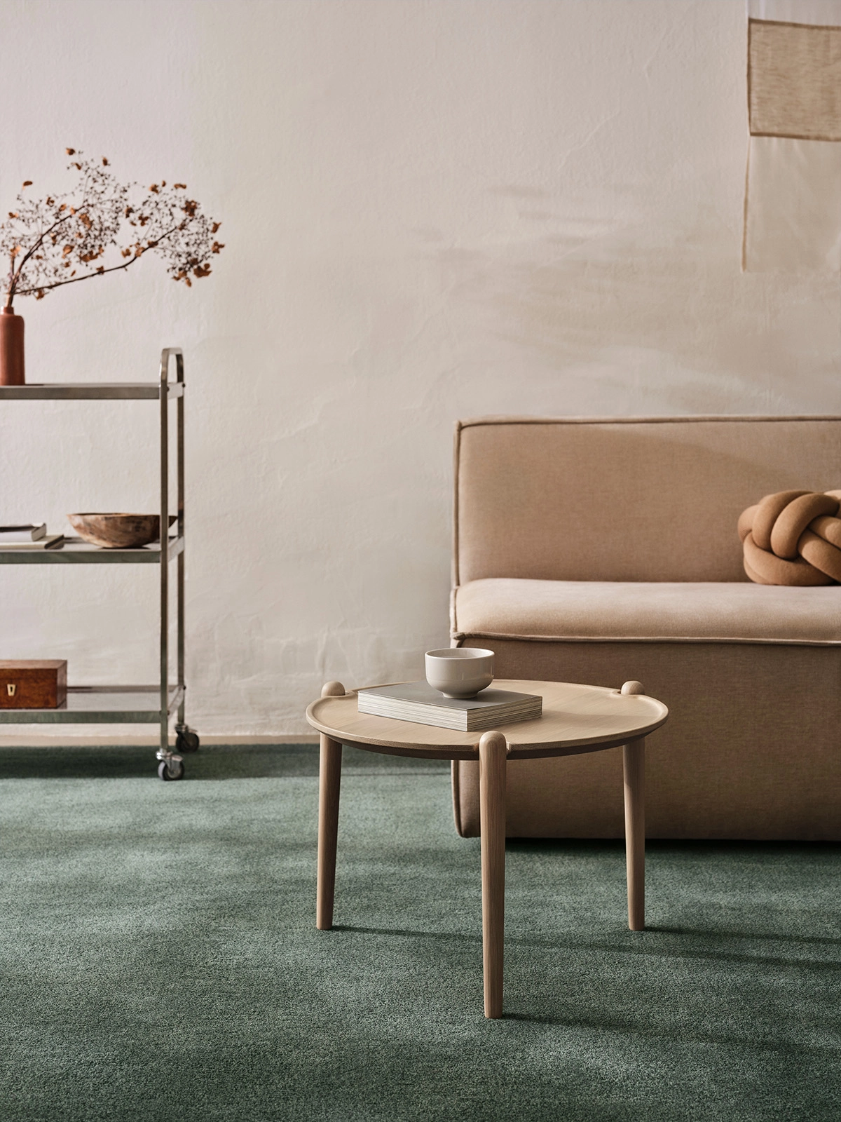 Level Rugs displayed in yellow, green, and beige colorways showing consistent dimensional illusion across the collection.