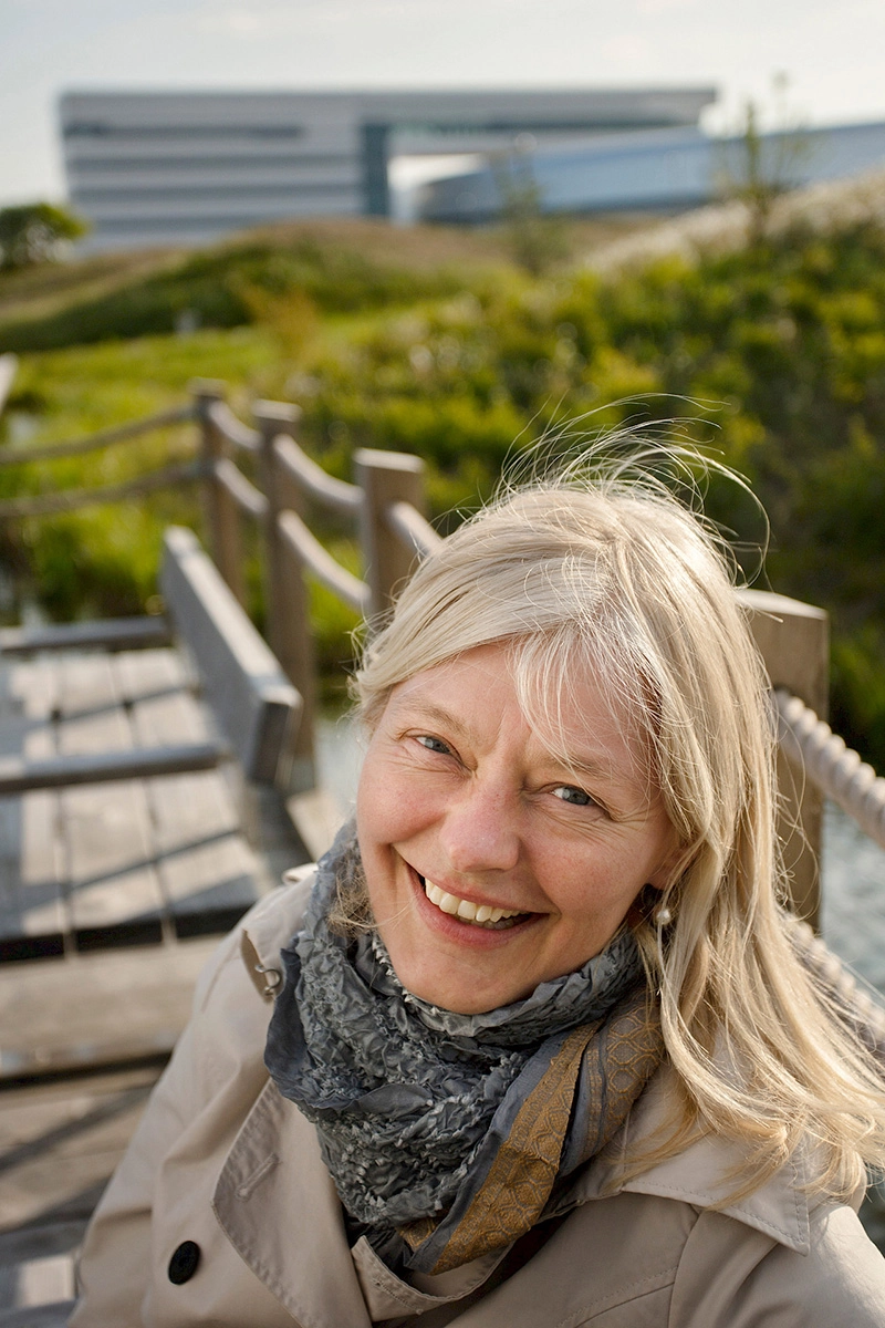Jenny B. Osuldsen, Snøhetta partner and landscape architect, designer of the Våg bike shelter