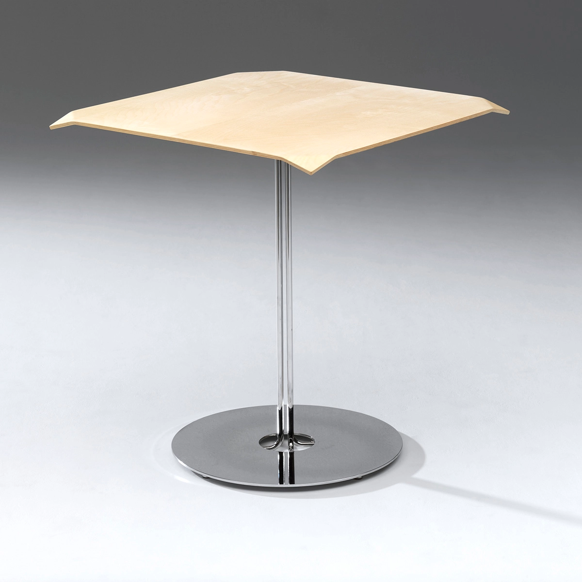 Origami chair and table set Japanese paper folding inspiration Sigurdur Gústafsson geometric furniture